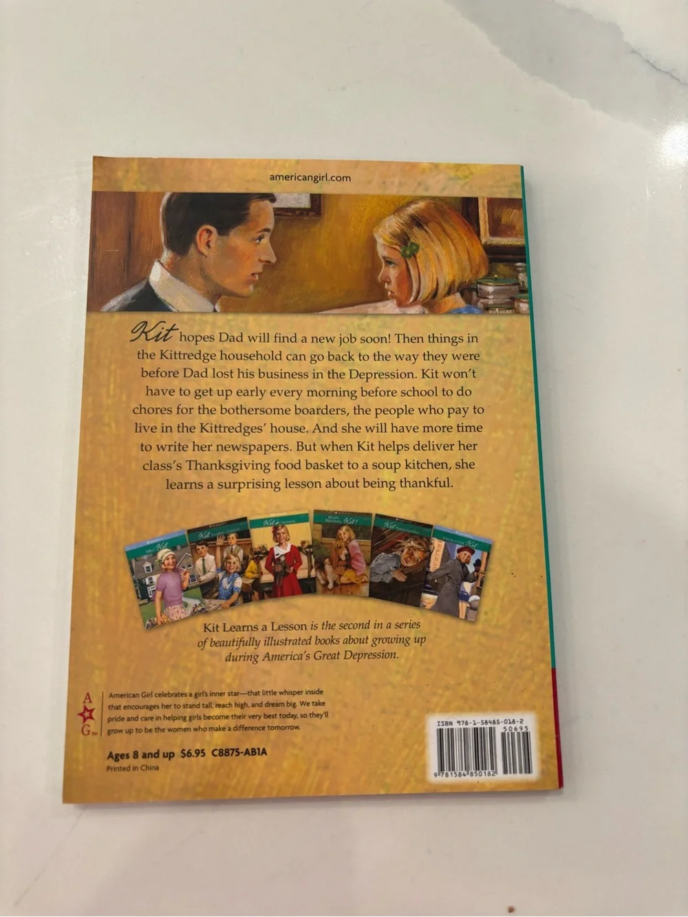 American Girl Kit Book Set - Red, Blue, Green Covers